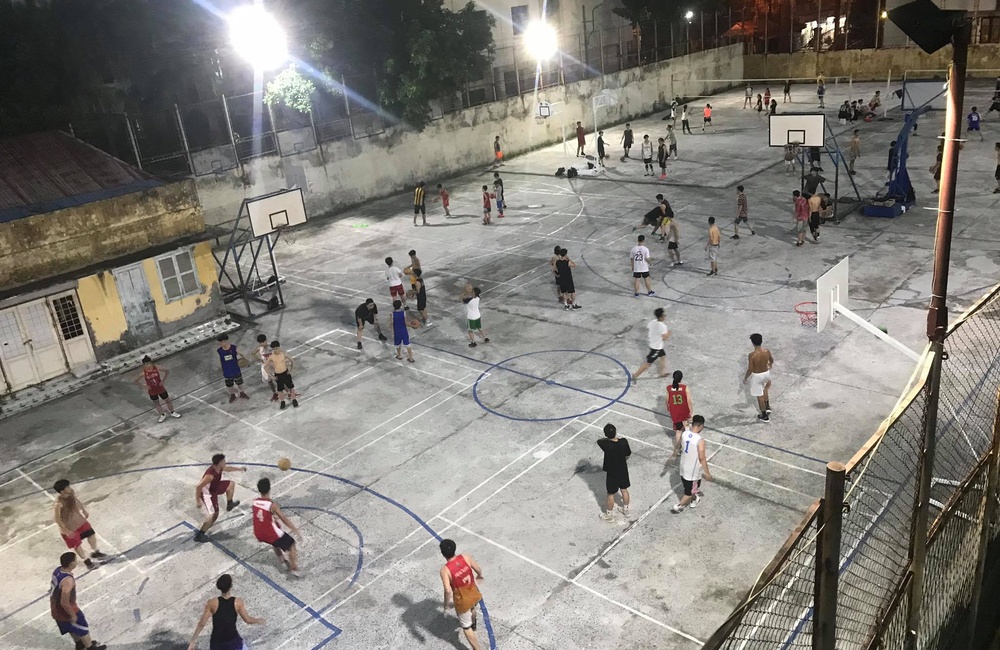 Sân bóng rổ trường Đại học Sư phạm Hà Nội